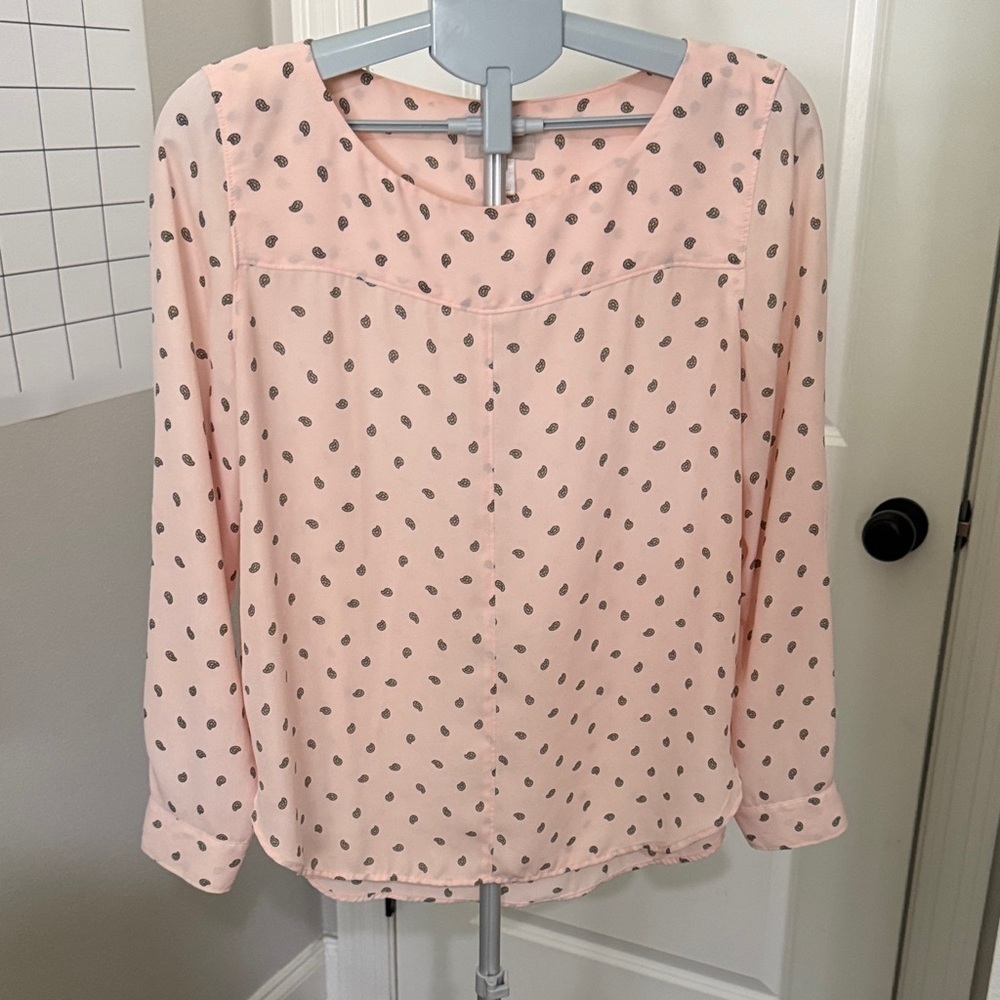 LOFT Light Pink Blouse